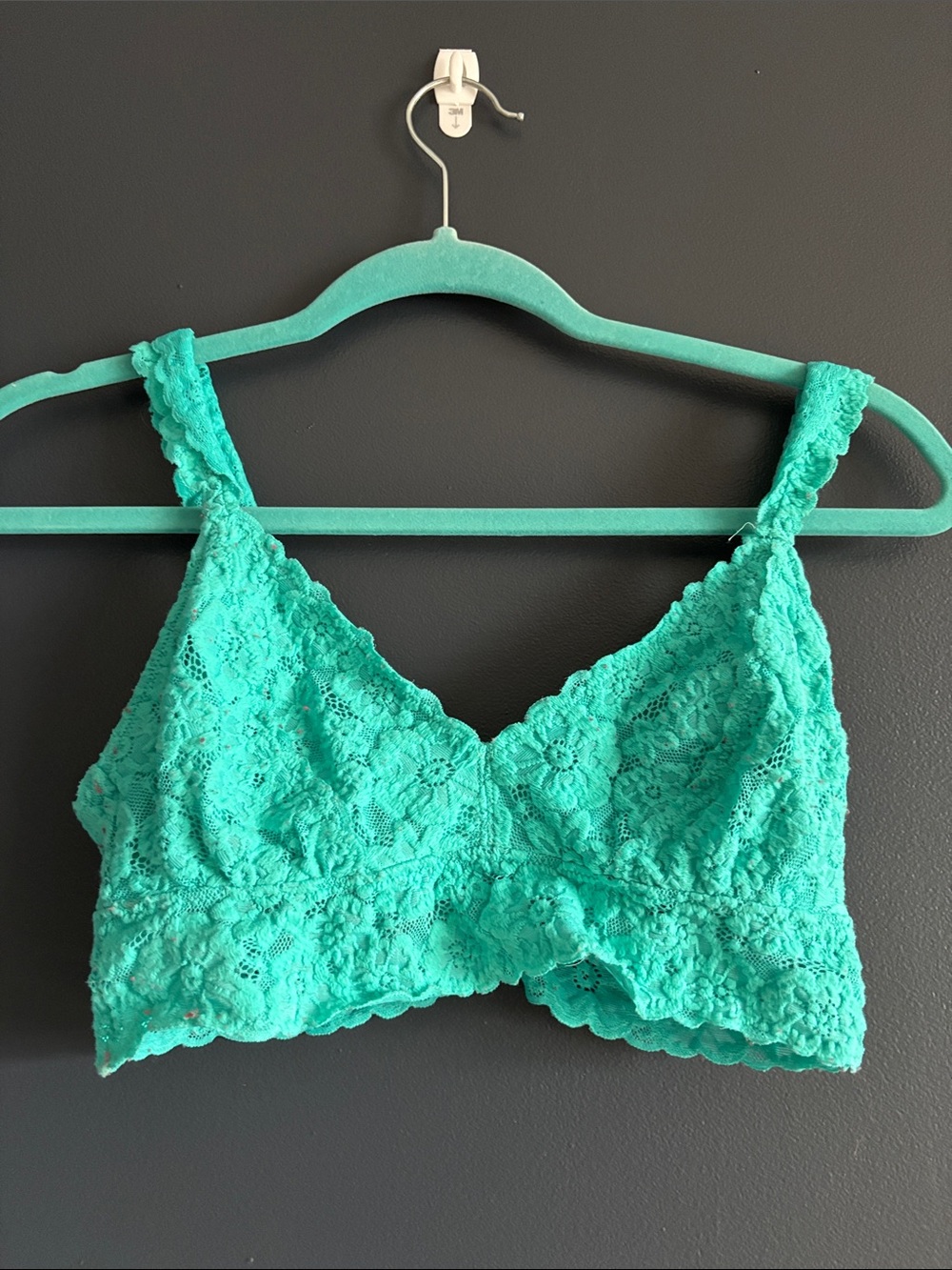 aerie Lace Bralette - Turquoise Green